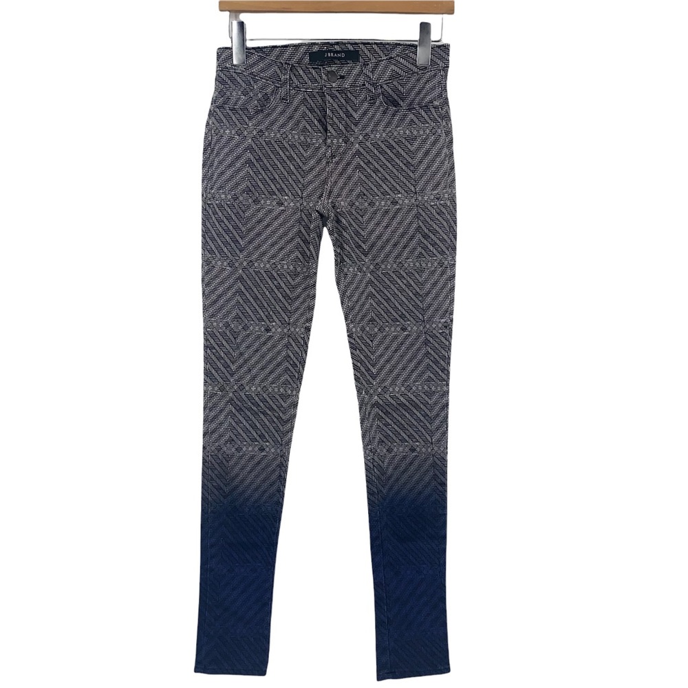 J Brand Denim Super Skinny Ombré Armature Mid-rise Jeans, Size 26